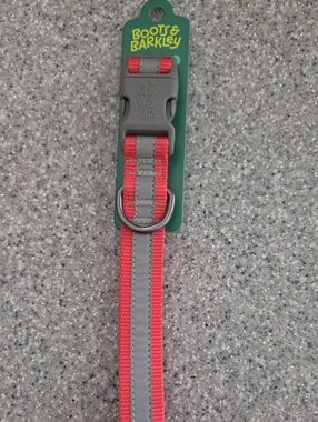 Boots & Barkley Reflective Dog Collar with Metal D-Ring